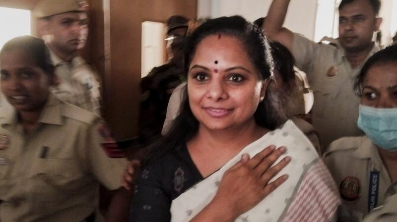 Delhi court sends K Kavitha to judicial custody till April 23 in CBI case Delhi court sends K Kavitha to judicial custody till April 23 in CBI case