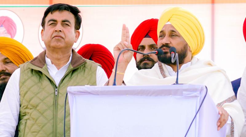 CM Channi at Mullanpur Dakha CM Channi at Mullanpur Dakha