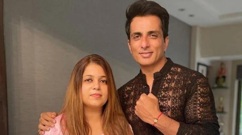 Sonu Sood and his sister Malvika Sood Sonu Sood and his sister Malvika Sood