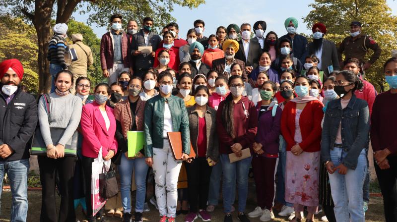 Balbir Sidhu hands over appointment letters to 50 staff nurses Balbir Sidhu hands over appointment letters to 50 staff nurses