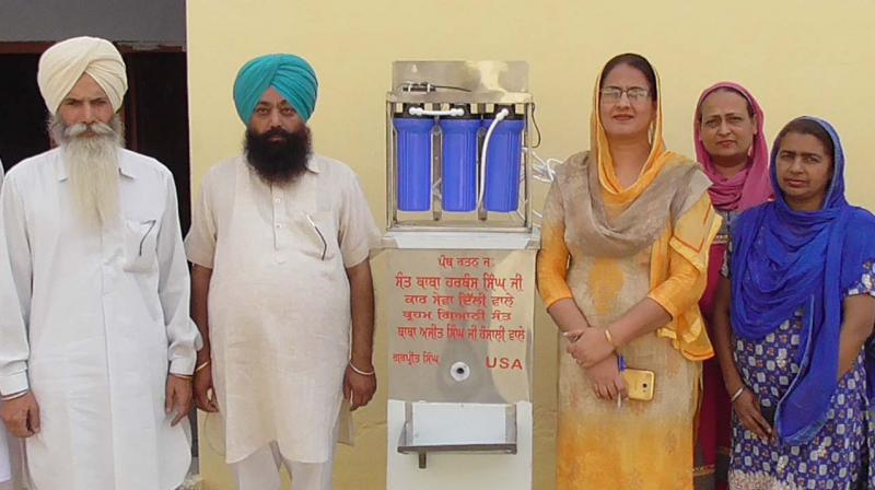 school water cooler and filter donation