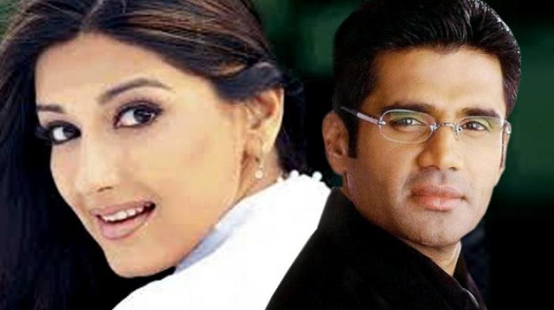 Sonali Bendre Sunil Shetty Sonali Bendre Sunil Shetty