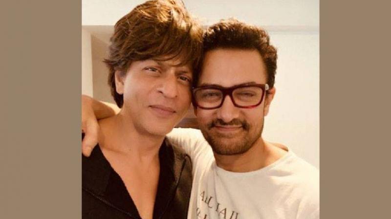 Shahrukh Khan and Aamir Khan Shahrukh Khan and Aamir Khan