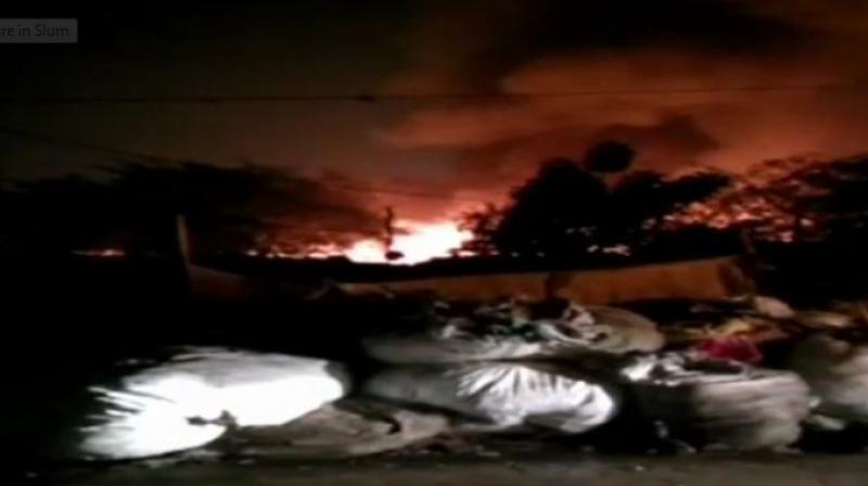 Rohini slum Fire Rohini slum Fire