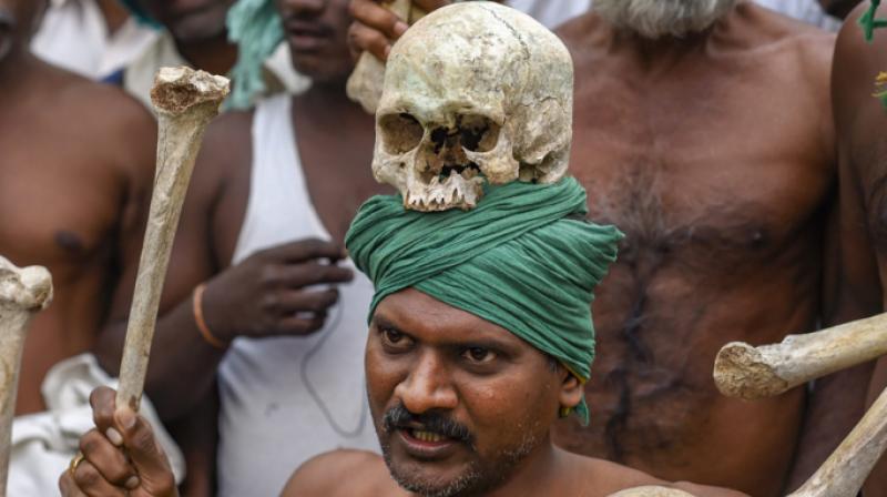 Farmers protest in Delhi