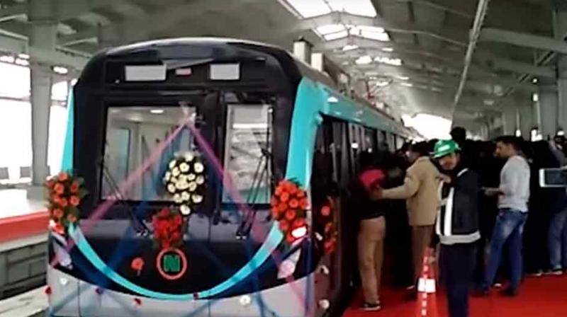 Noida Metro rail Aqua line Noida Metro rail Aqua line