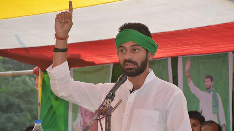 Tej Pratap Yadav to go to Delhi 