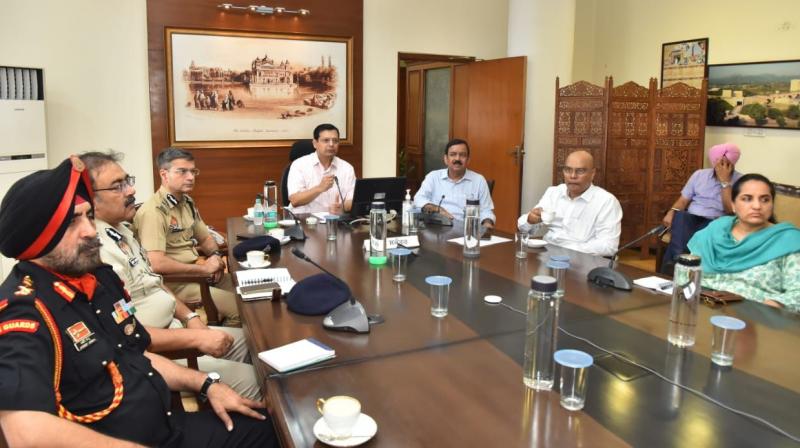 Chief Secretary took stock of arrangements and relief works Chief Secretary took stock of arrangements and relief works