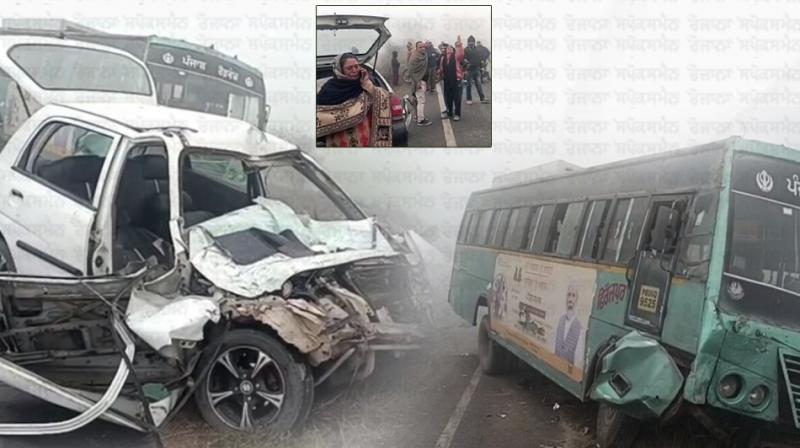 Woman Dies in Roadways Bus And Car Collide Woman Dies in Roadways Bus And Car Collide