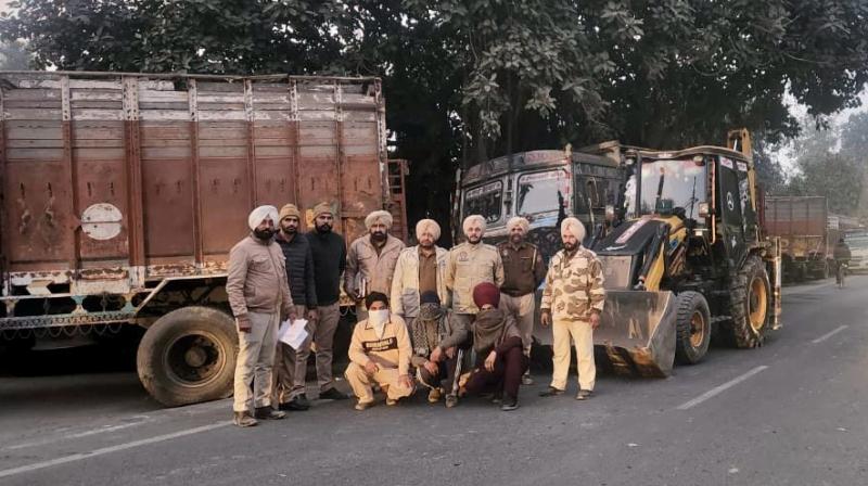 Three persons arrested for illegal mining Three persons arrested for illegal mining