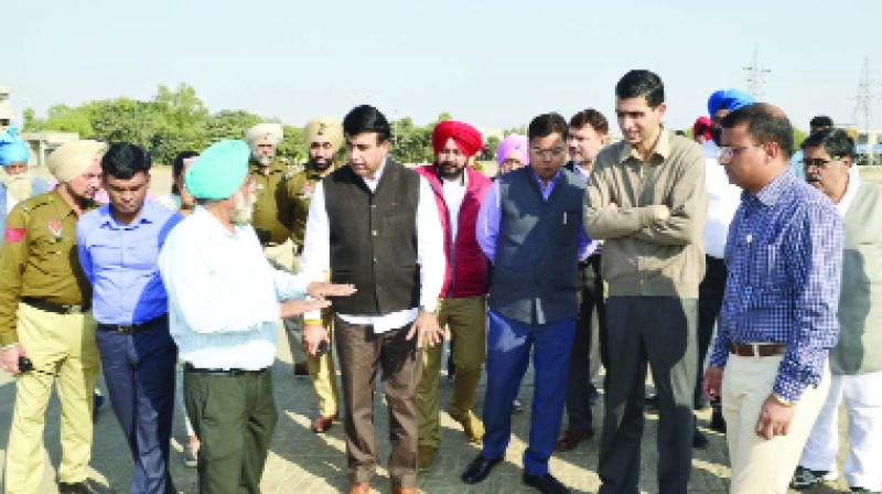 Captain Sandeep Sandhu reviewed the preparations for the state-level ceremony to be held on the occasion of Prakash Purab