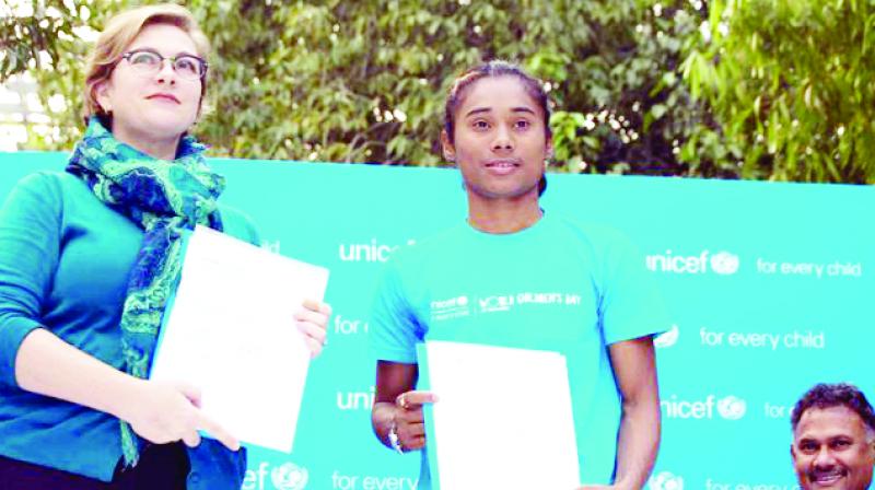 The young ambassador of India's gold-Fairy UNICEF The young ambassador of India's gold-Fairy UNICEF