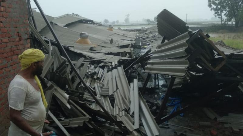 One killed after portion of factory collapsed due to heavy rains in Ludhiana