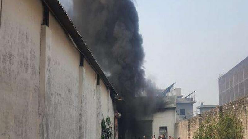 Fire in Thread Factory Fire in Thread Factory