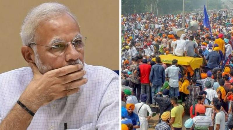 PM Modi and Farmers Protest
