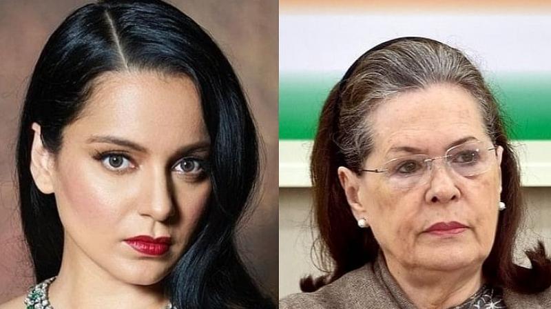 Kangana Ranaut Targets Sonia Gandhi Kangana Ranaut Targets Sonia Gandhi