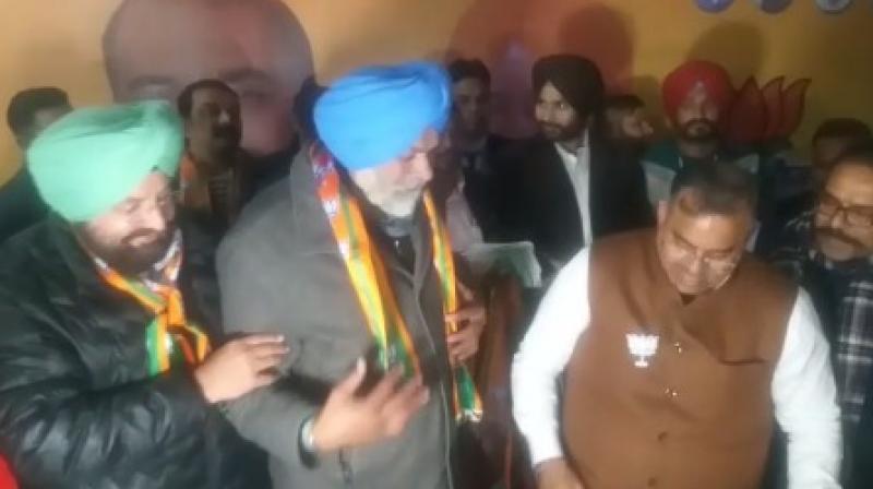 Congress MLA Balwinder Singh Ladi left the Congress for the second time and joined the BJP