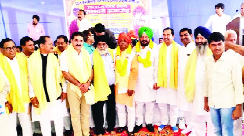 administrator honored the Sadhu Singh Dharamsot