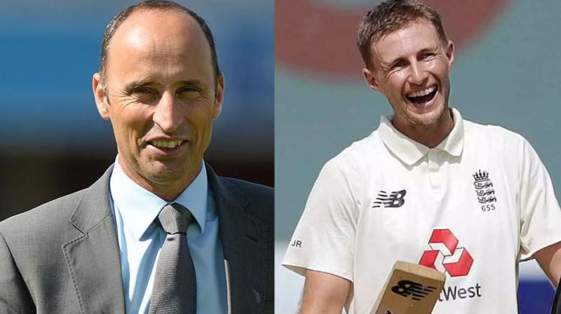 Joe root and Nasir Hussain Joe root and Nasir Hussain
