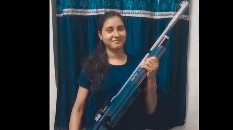 Female shooter Konica Layak Female shooter Konica Layak