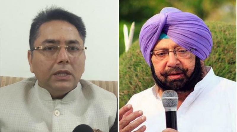 Aman Arora and Captain Amarinder Singh Aman Arora and Captain Amarinder Singh