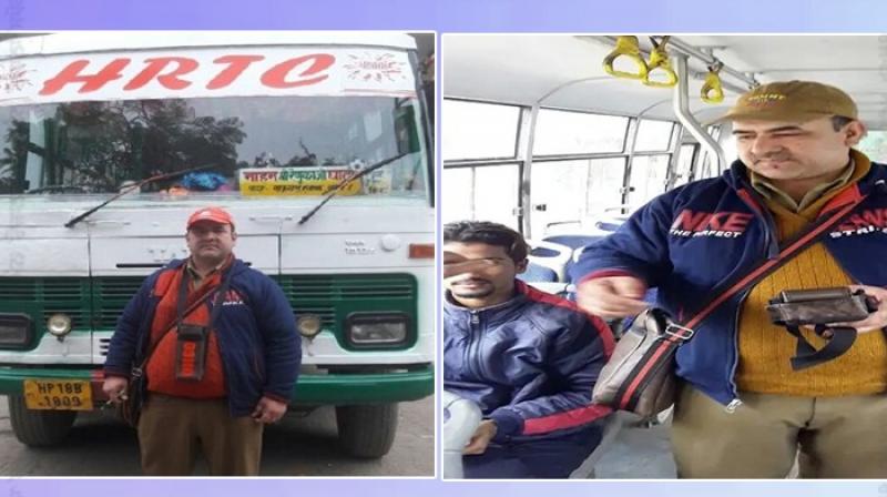 HRTC conductor Joginder Thakur HRTC conductor Joginder Thakur