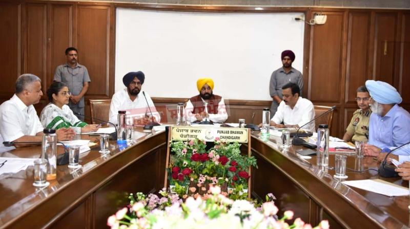 CM Mann Meeting With Farmers CM Mann Meeting With Farmers