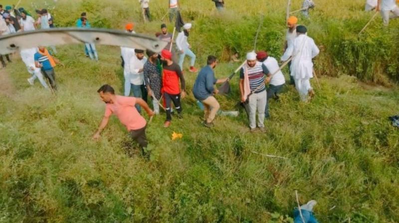 Video of Lakhimpur Kheri incident Video of Lakhimpur Kheri incident