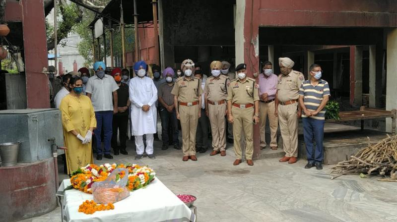 Balbir Singh Sidhu attended funeral of SMO Arun Sharma