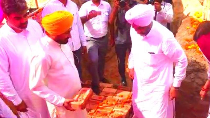 Chief Minister Charanjit Singh Channi arrives in Bathinda