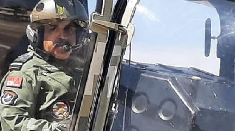 IAF Chief RKS Bhadauria takes sortie in indigenous Light Combat Helicopter
