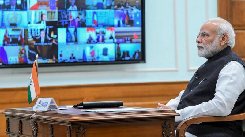 PM Modi held a review meeting with Home Minister, National Security Advisor PM Modi held a review meeting with Home Minister, National Security Advisor