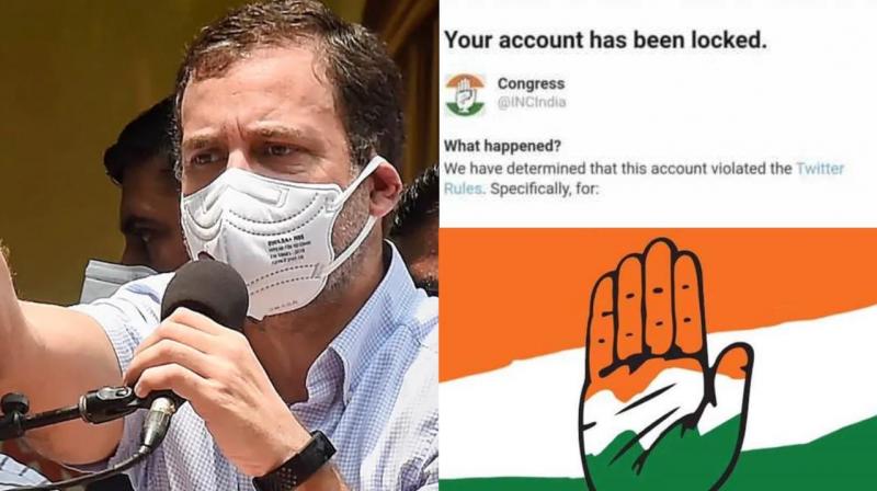 Congress Twitter account locked