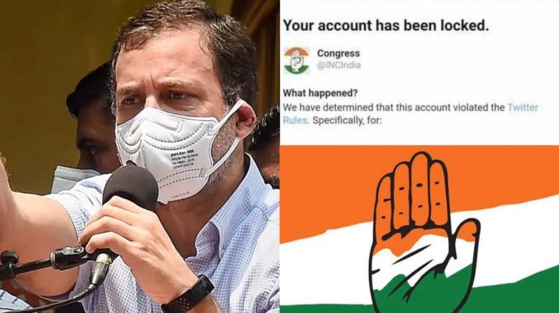 Congress Twitter account locked Congress Twitter account locked