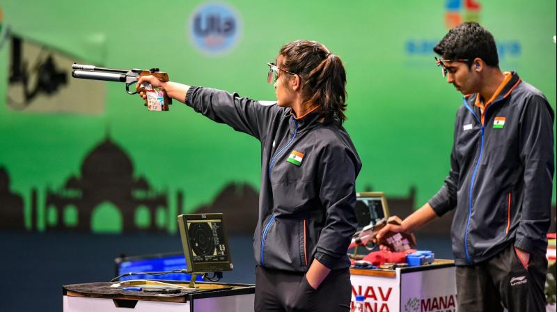 Manu Bhaker and Saurabh Chaudhary