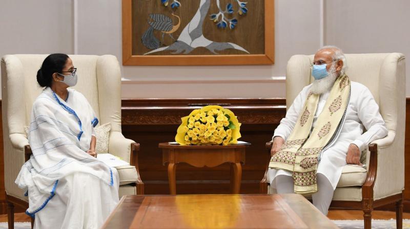 Mamta Banerjee met PM Narendra Modi