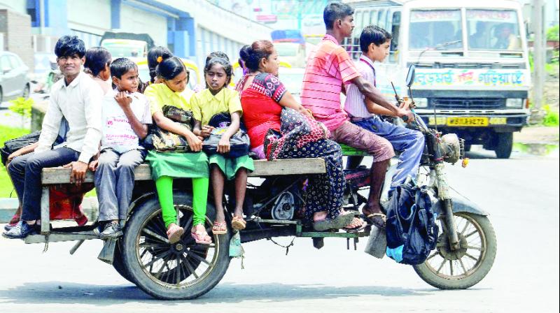 Children on Cart Children on Cart