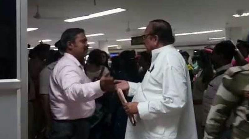Trinamool Congress team stopped at airport in Assam Trinamool Congress team stopped at airport in Assam