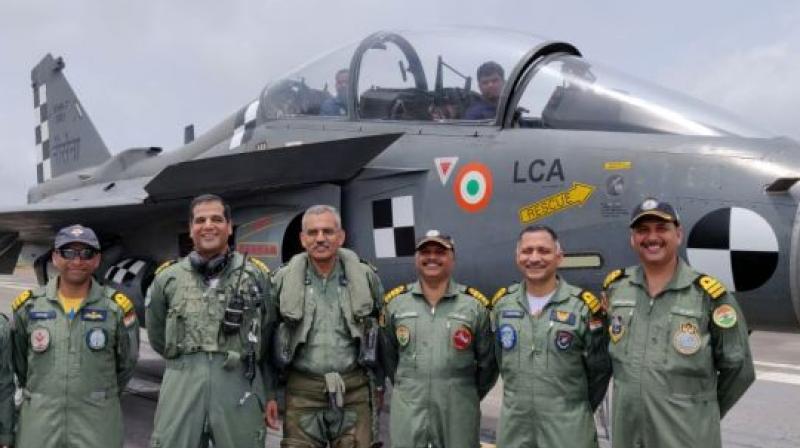 tejas lands on ins hansa india becomes sixth country to make such landing tejas lands on ins hansa india becomes sixth country to make such landing