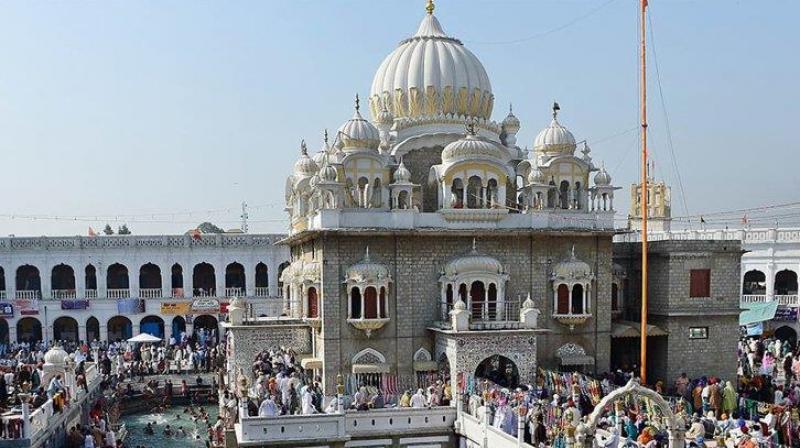The pilgrims are limited to the Gurdwara in Panja Sahib The pilgrims are limited to the Gurdwara in Panja Sahib