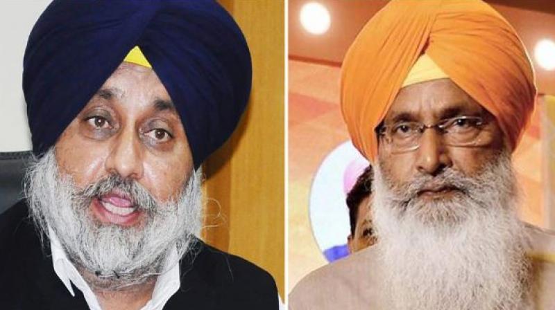 Sukhdev Singh Dhindsa, Sukhbir Badal