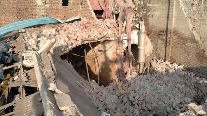 Explosion At Dyeing Mill In Ludhiana Explosion At Dyeing Mill In Ludhiana