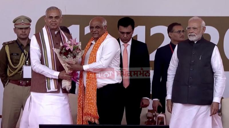 Bhupendra Patel takes oath as CM for second consecutive term