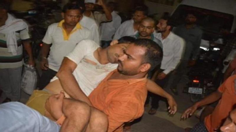 RSS worker Sandeep Sharma shot dead RSS worker Sandeep Sharma shot dead