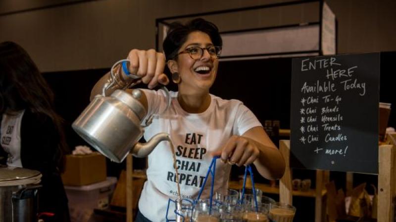Indian-Australian ‘Chai Walli Indian-Australian ‘Chai Walli
