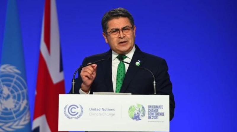 Former Honduran president sentenced to 45 years in prison on drug trafficking charges Former Honduran president sentenced to 45 years in prison on drug trafficking charges