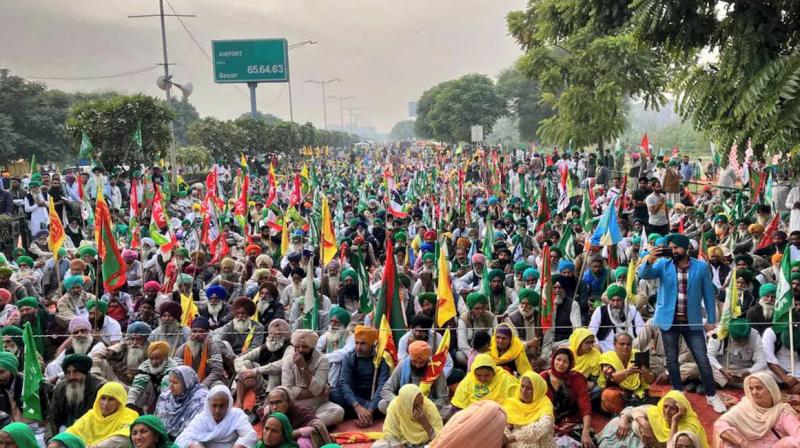 Farmers protest 