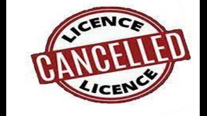 license Cancellation license Cancellation