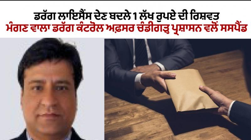 Drug control officer suspended Drug control officer suspended