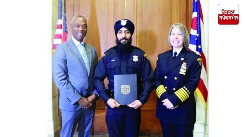 Taspreet Singh becomes first openly Sikh police officer in America Taspreet Singh becomes first openly Sikh police officer in America